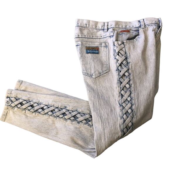 Anti Basic Daily Vintage Women’s Juniors Jeans Hi Rise Acid Wash 28x28 - Picture 1 of 11